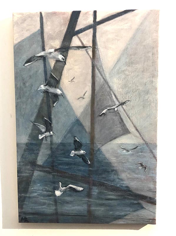 Three Sails & Gulls | £300