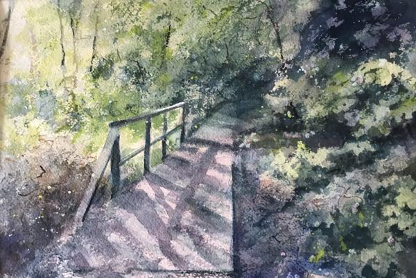 Bridge at Pleasure Gardens Milford on Sea | £220