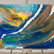 Cosmic Waves | Acrylic