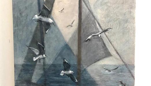 Three Sails & Gulls | £300
