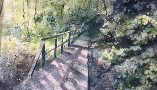 Bridge at Pleasure Gardens Milford on Sea | £220