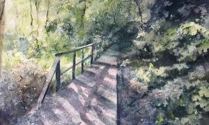 Bridge at Pleasure Gardens Milford on Sea | £220