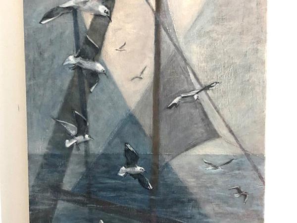 Three Sails & Gulls | £300